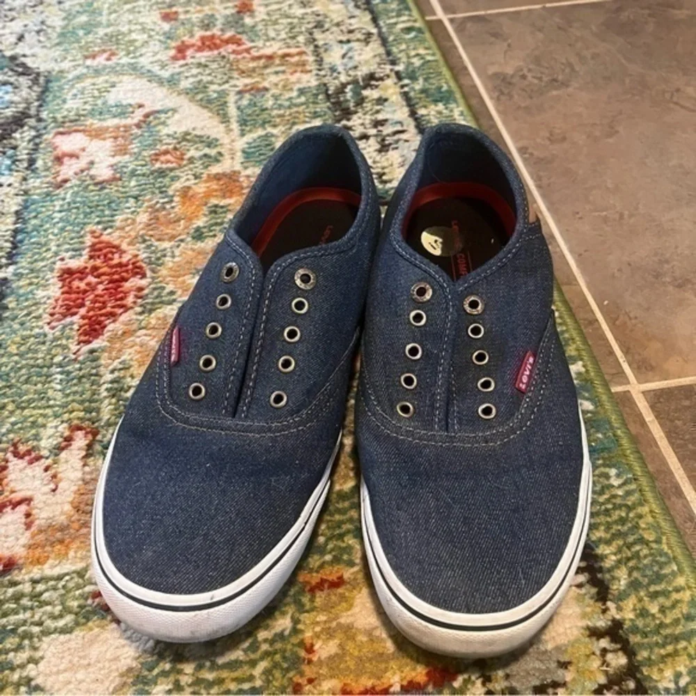 Men’s Levi’s denim slide on sneakers shoes